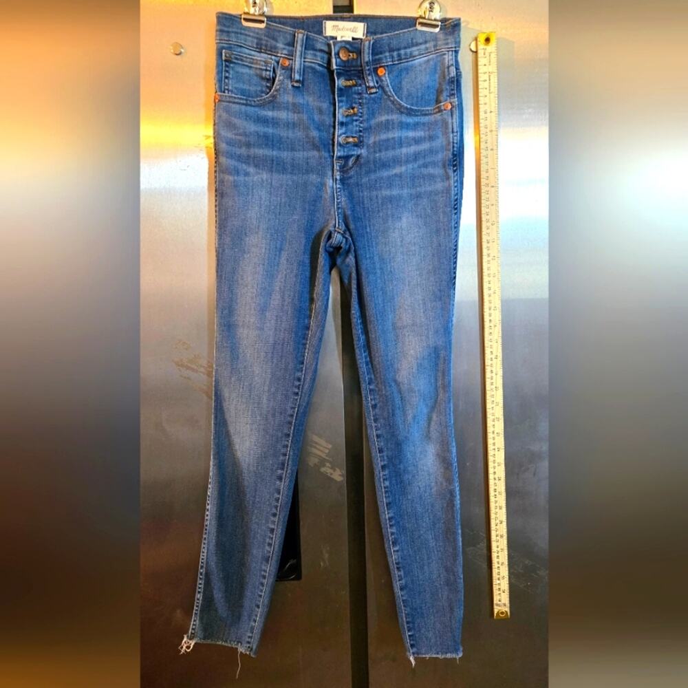 Madewell 10" high rise skinny, size 25